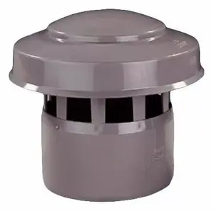 Wavin Ventilation Pipe Roof Terminal 110mm PVC