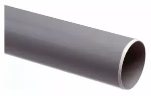 Труба Wavin PP с раструбом 40x1.8x1000 мм, серая