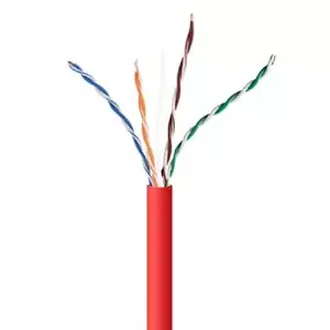 Networking cable Gembird UPC-5004E-SOL-R U/UTP Cat5e 305 m Red