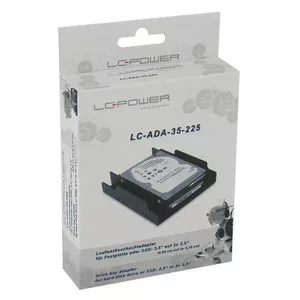 LC-Power LC-ADA-35-225 панель отсека накопителей 2,5/3,5" Лицевая панель Черный