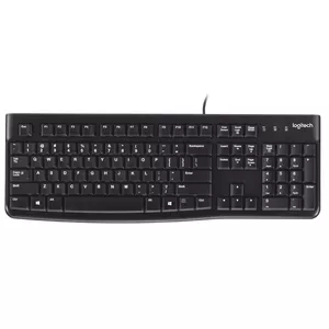 Logitech Keyboard K120 for Business tastatūra USB QWERTY Spāņu Melns