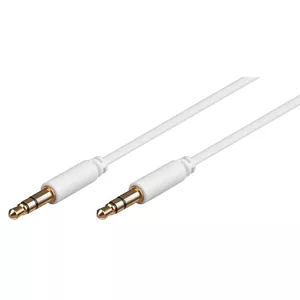 Аудиокабель Microconnect AUDLL05W 0.5м 3.5мм Белый