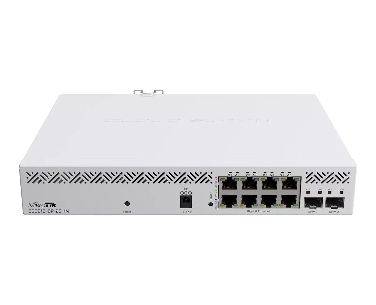 Pārvaldāms slēdzis Mikrotik CSS610-8P-2S+IN Photo 2
