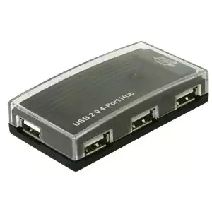 USB хаб DeLOCK 4 порта внешний USB 2.0 480 Mbit/s