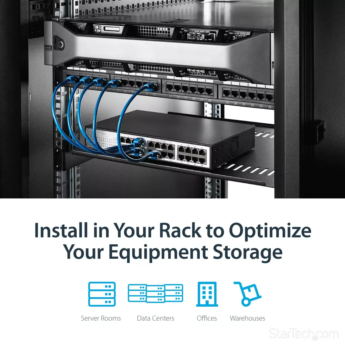 Rack shelf StarTech.com CABSHELF116V Photo 6
