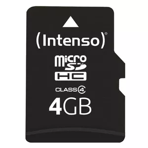 Intenso 3403450 zibatmiņa 4 GB MicroSDHC Klases 4