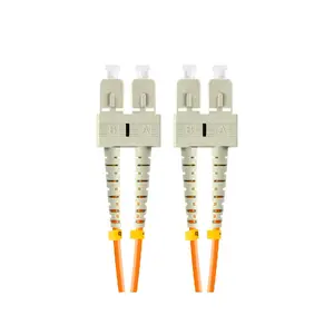 Оптический патч-кабель LANBERG FO-SUSU-MD21-0050-OG OM2 SC–SC 5 м оранжевый