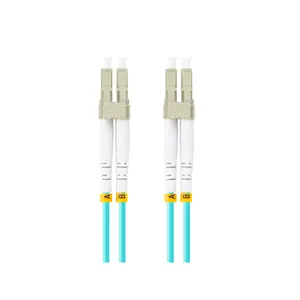 Fibre optic cable LANBERG FO-LULU-MD31-0020-TQ 2 m OM3 LC–LC Aqua colour