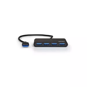 USB хаб Port Designs 900121 USB 3.2 Gen 1 Type-A 5000 Mbit/s Черный
