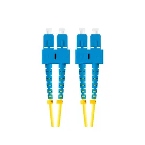 Fibre optic cable LANBERG FO-SUSU-SD11-0020-YE, singlemode G.657.A1, SC–SC, 2 m, InfiniBand