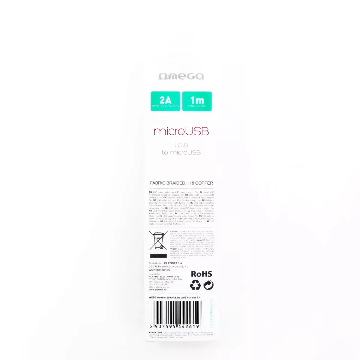 USB kabelis Omega OUFBB3MBOXS Photo 3