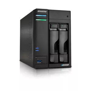 Asustor LOCKERSTOR 2 Gen2 (AS6702T) NAS Настольный Подключение Ethernet Черный N5105