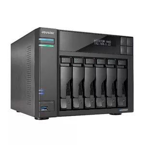 Asustor LOCKERSTOR 6 NAS Desktop Ethernet LAN Black N5105