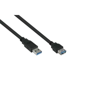 USB cable Alcasa UK30P-ASA-020S 2m USB 3.2 Gen 1 Black