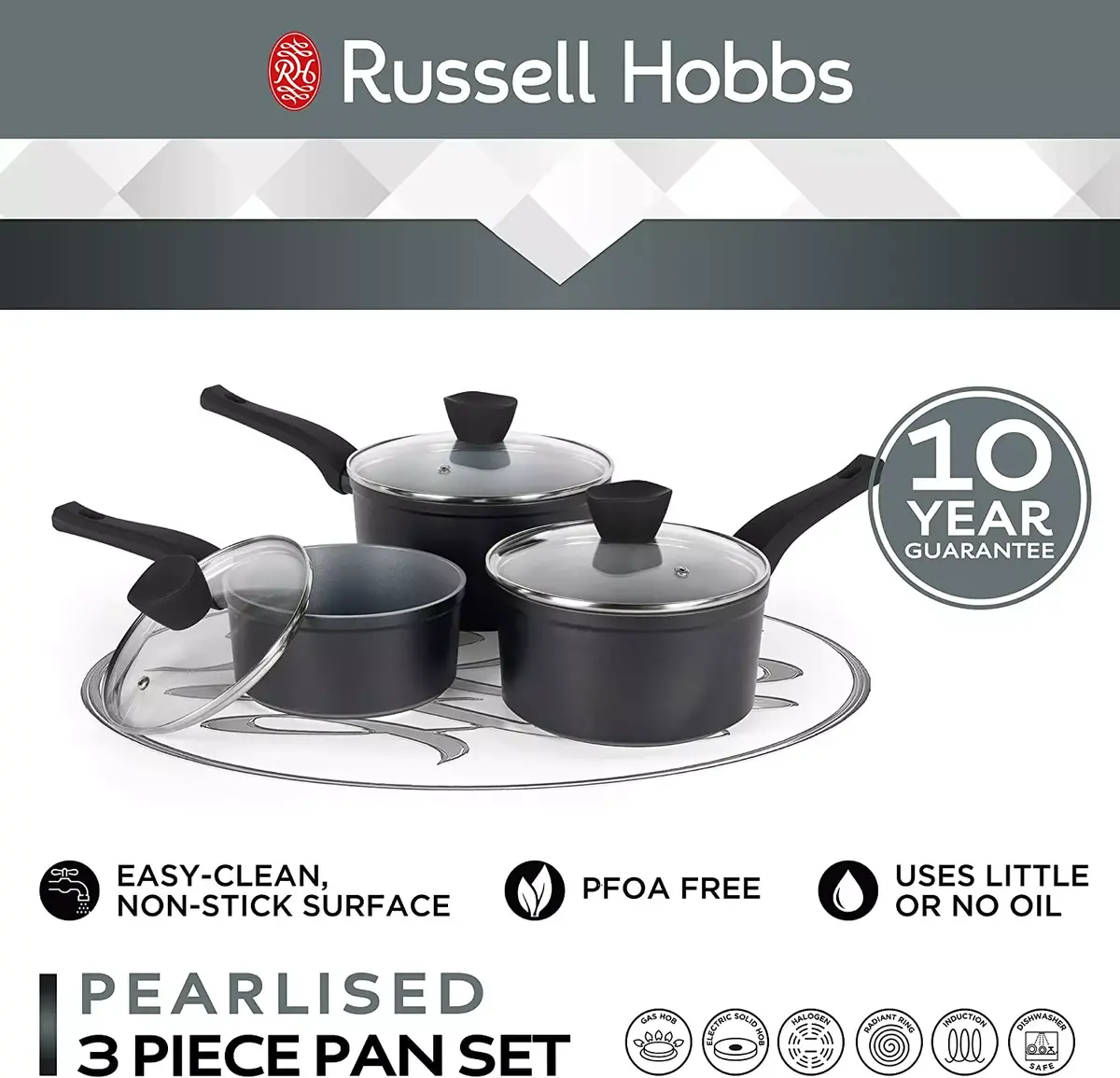 Набор кастрюль Russell Hobbs RH01706EU Photo 5