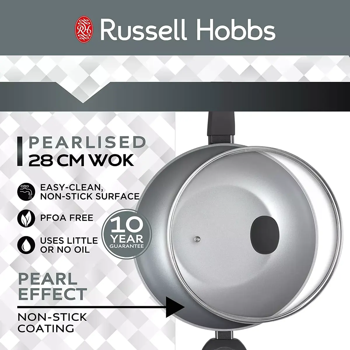 Вок Russell Hobbs RH01709EU 28 см Photo 7