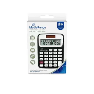 MediaRange MROS190 calculator Desktop Basic Black, White