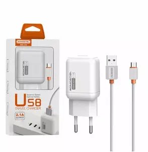SOMOSTEL SMS-A46 Wall Charger 2A with USB-C Cable White