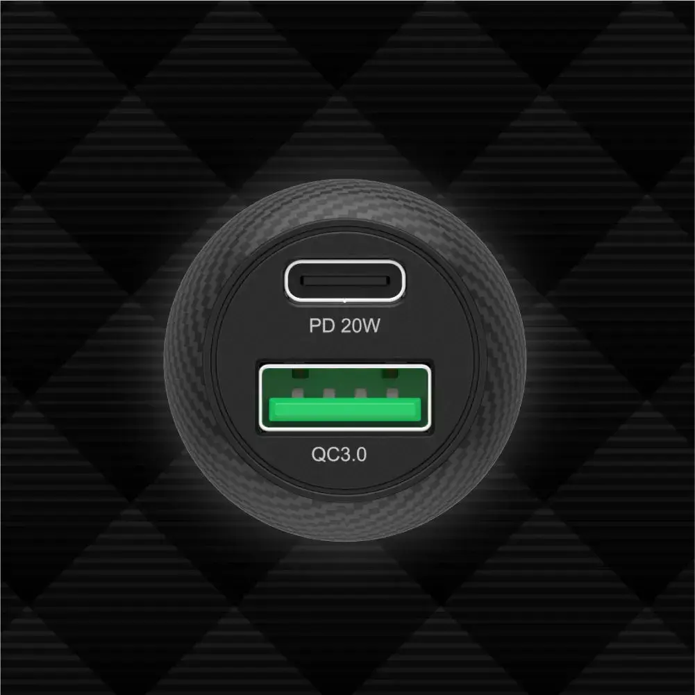 Auto lādētājs Unitek P1400A — USB-C & USB-A, 38 W Photo 3