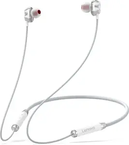 Austiņas Lenovo HE08 Moving-Coil bezvadu Bluetooth iekšķīgas baltas