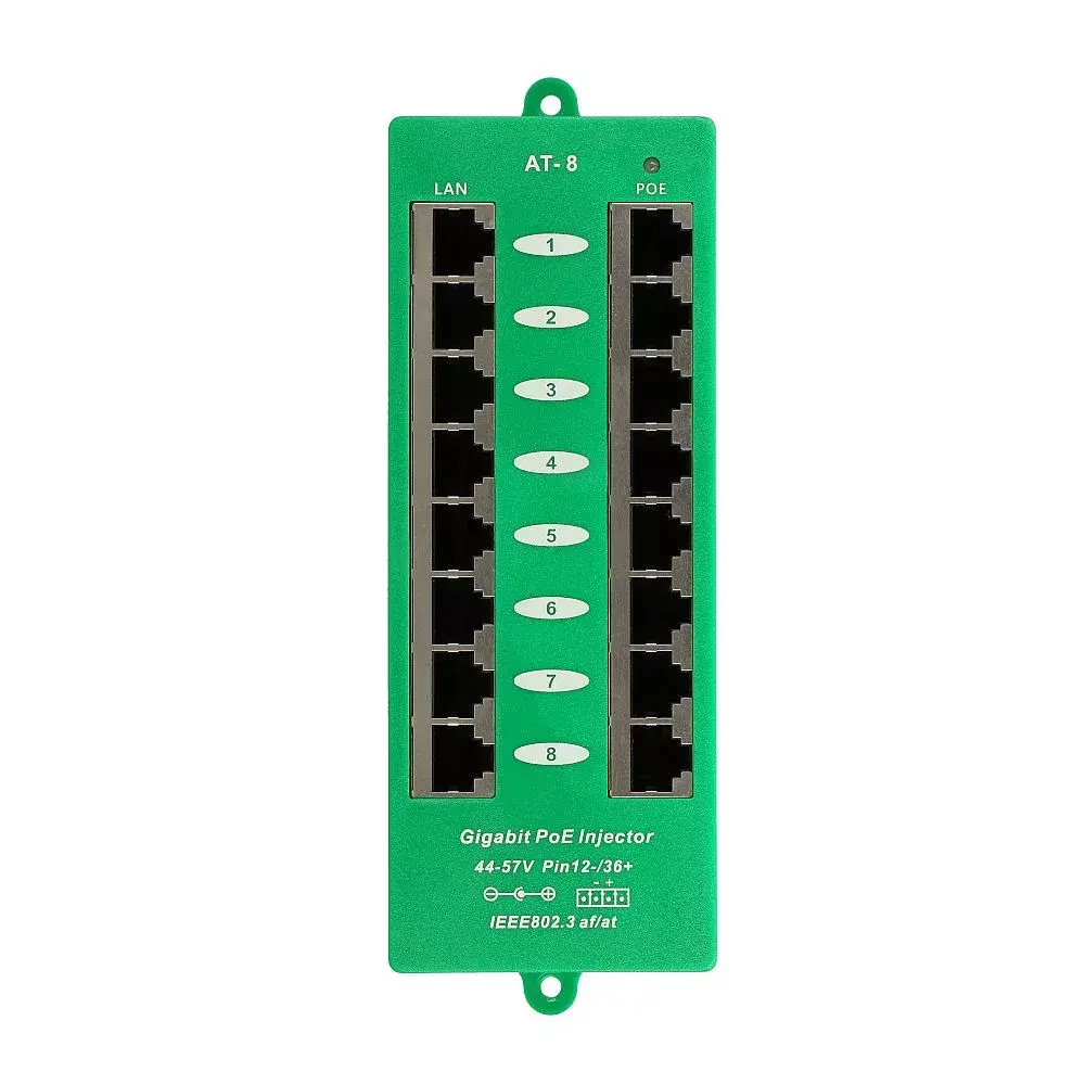 Extralink ACTIVE POE INJECTOR 8 PORT GIGABIT Photo 3