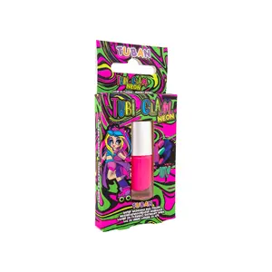 Nail Polish TUBAN Tubi Glam — Neon Pink, coloring effect, 1 pc