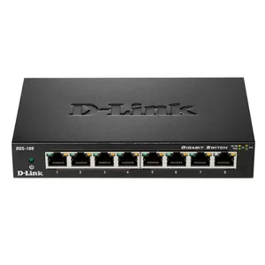 Unmanaged Switch D-Link DGS-108 L2 Gigabit Ethernet 8 Ports