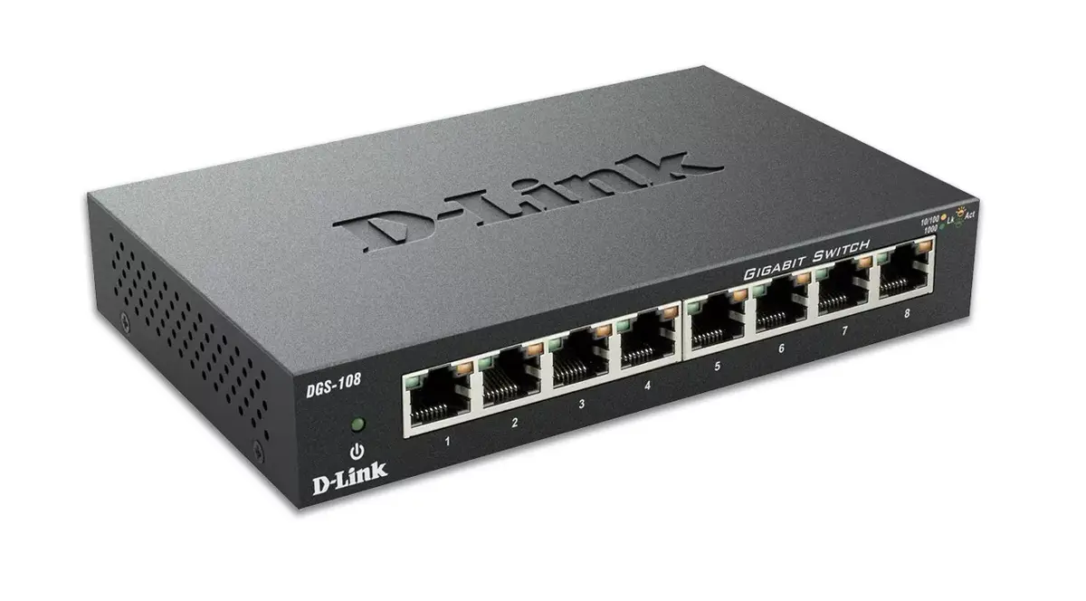 Neadministrējams slēdzis D-Link DGS-108 Photo 3