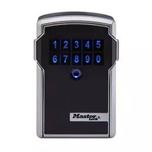 Wall safe MASTER LOCK Bluetooth Key Lock Box Select Access Smart Grey Electronic