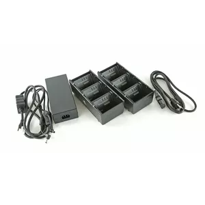 Зарядное устройство для батареи принтера этикеток Zebra SAC-MPP-6BCHUS1-01 — питание от сети (AC), чёрное