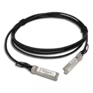 Draytek DAC-CX10-3m optisko šķiedru kabelis SFP SFP+ Melns