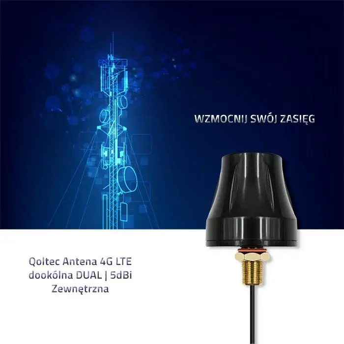 QOLTEC 57037 4G LTE omnīantenna 5 dBi Photo 4