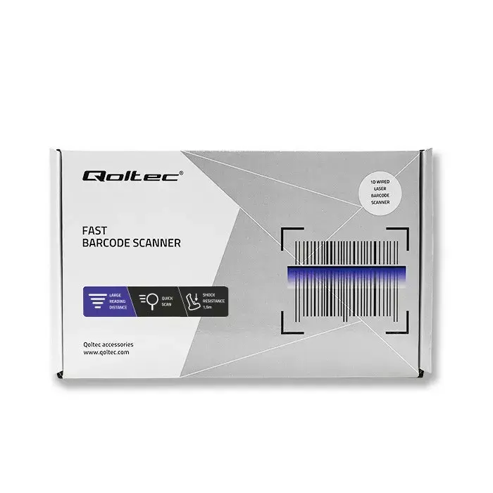 QOLTEC 50877 1D USB laser barcode scanner Photo 6