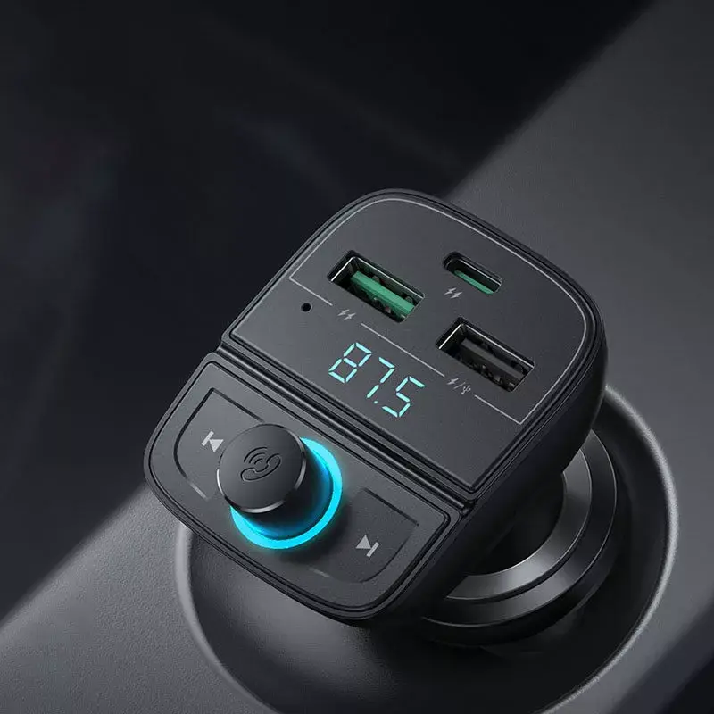FM raidītājs UGREEN CD229 2x USB-A 1x USB-C 3A Photo 3