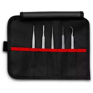 Tweezers Knipex 92 00 02 Stainless Steel Pointed Curved Straight