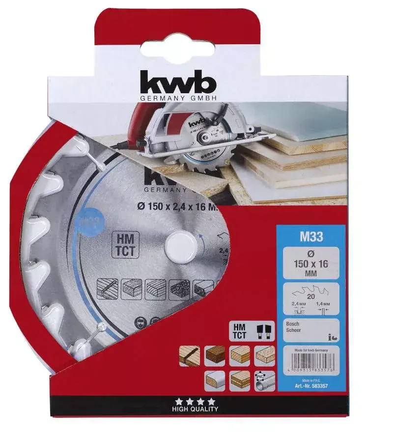 Пила дисковая KWB 583357 Photo 2