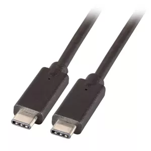 M-Cab 7001330 USB kabelis 0,5 m USB 3.2 Gen 2x2 USB C Melns