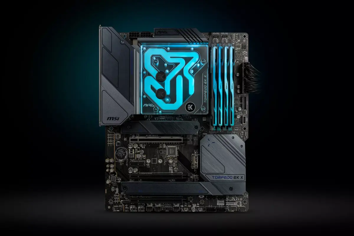 Water block + Heatsink EK Mana LiteBlock MAG Torpedo Z690 Photo 5