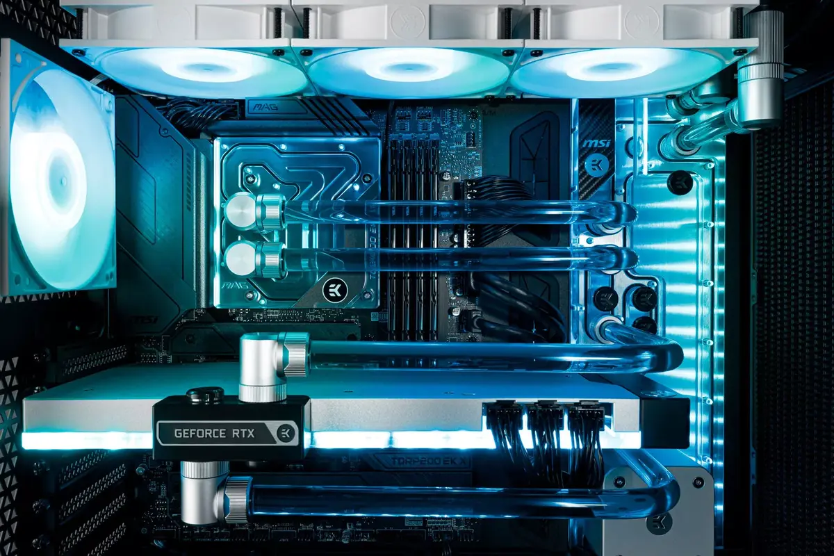 Water block + Heatsink EK Mana LiteBlock MAG Torpedo Z690 Photo 12