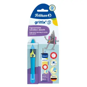 Mechanical pencil Pelikan griffix HB Blue Plastic 1 pc