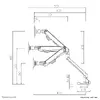 Desk Monitor Arm Neomounts FPMA-D750SILVER2 Photo 9
