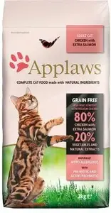 Сухой корм для взрослых кошек Applaws 7.5 кг — курица и лосось, без зерна