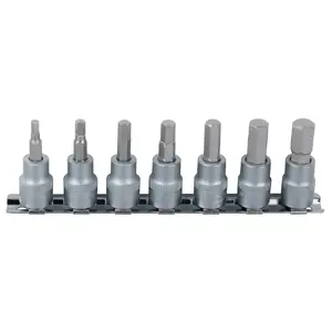 KS Tools 911.1544 1/4" Hex Bit Socket Set 7-Piece 2.5-8 mm