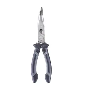 Bent nose pliers KWB 382610 Chromium-vanadium steel Grey 20 cm