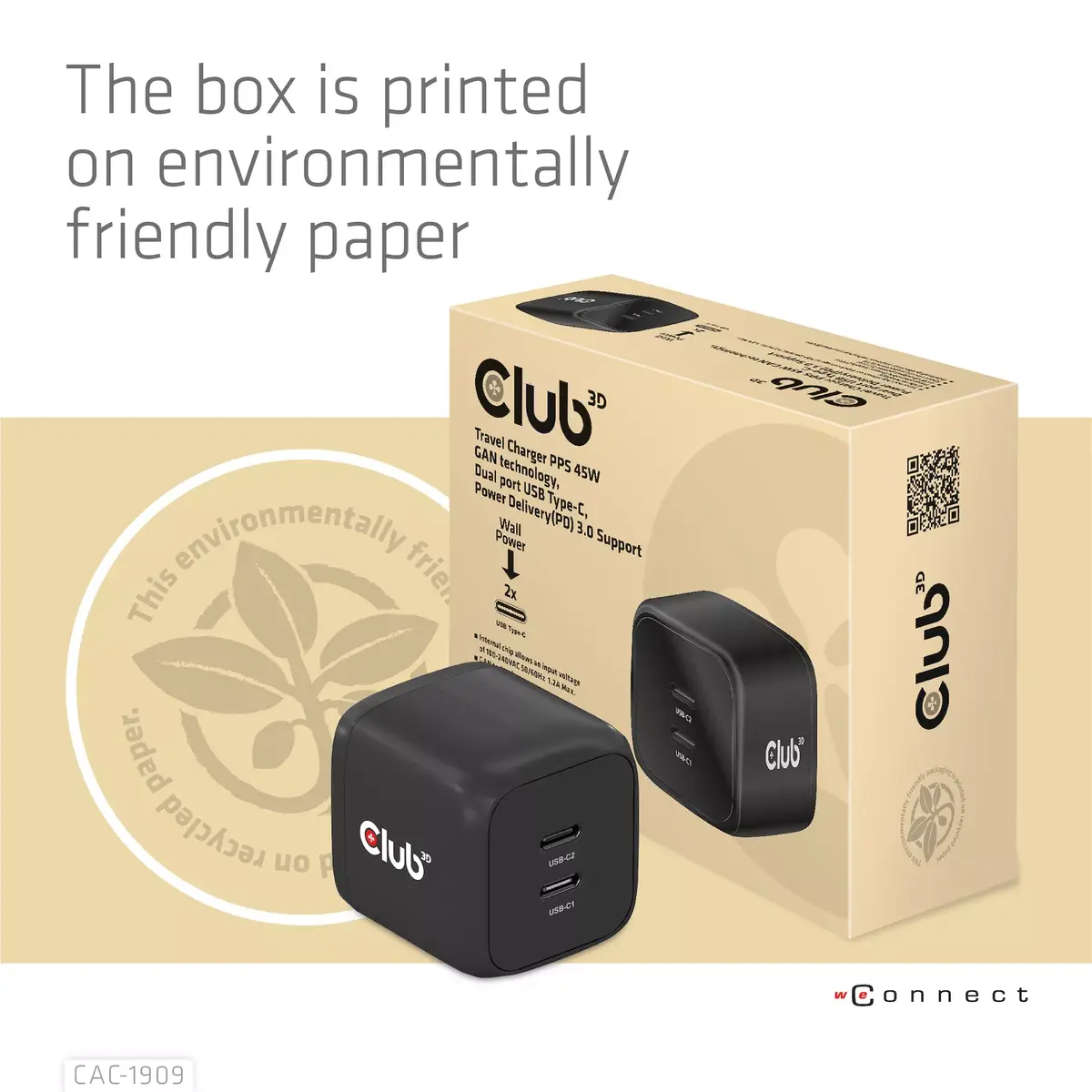 Ceļojumu lādētājs CLUB3D PPS 45W GAN Photo 5