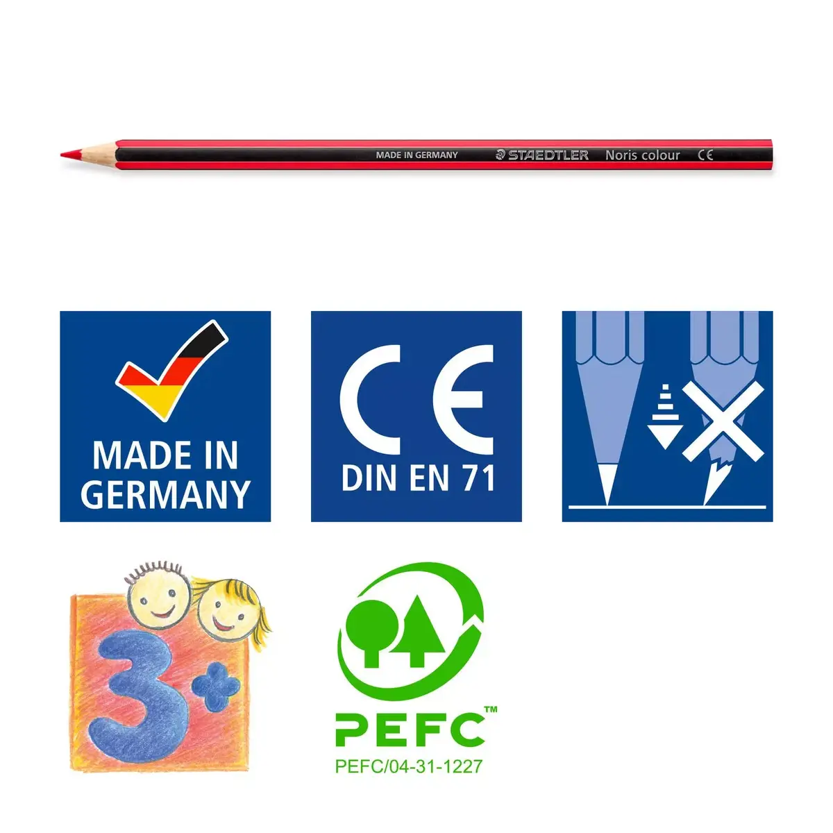 Krāsu zīmuļi Staedtler 185 SET9 Photo 4