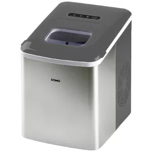 Portable ice cube maker Domo DO9253IB — 12 kg/24h, 1.8 L water tank, stainless steel