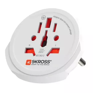 Skross 1.103165 power plug adapter Universal White