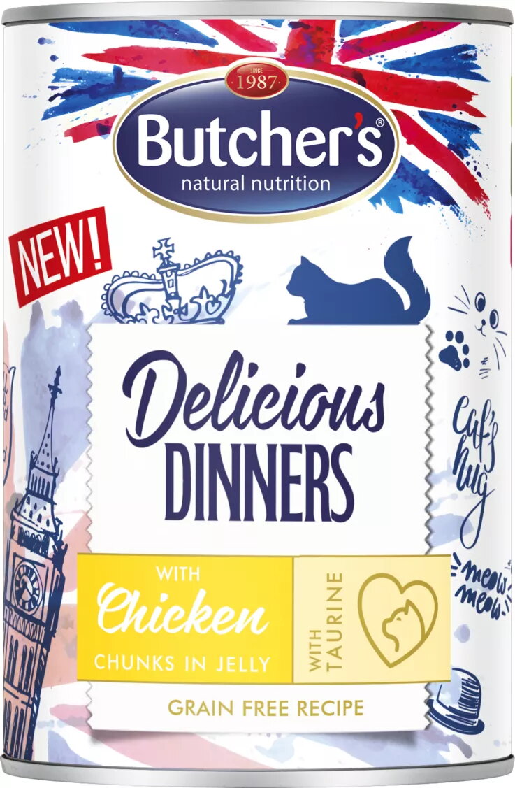 Mitrais kaķu barības Butcher`s Delicious Dinners