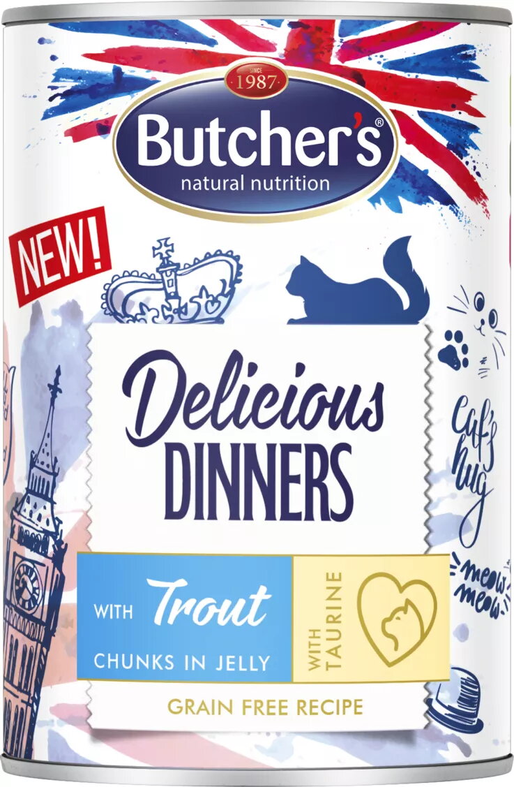 Mitrs kaķu barības Butcher`s Pet Care
